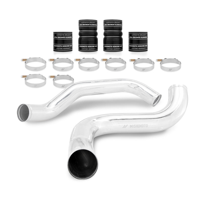 Mishimoto 99-03 Ford 7.3L Powerstroke PSD Intercooler Pipe/Boot Kit - Polished - #MMICP-F2D-99KP