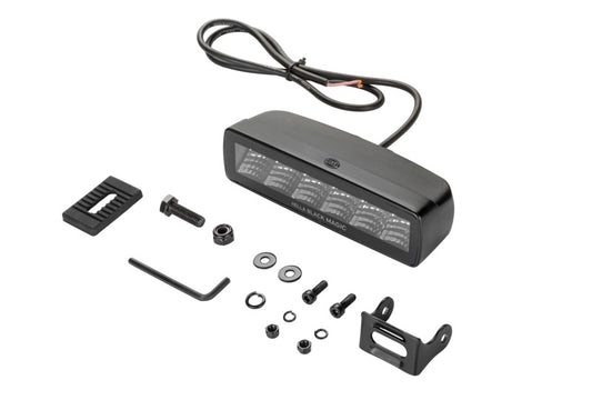 HELLA 358176201 Black Magic 6 LED Mini Light Bar - Flood Beam