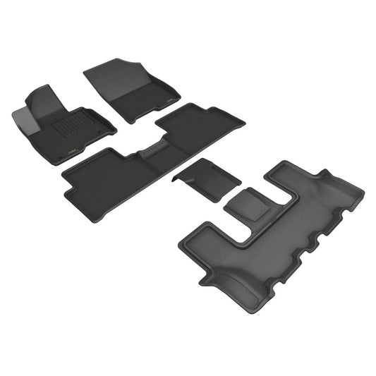 3D MAXpider Kagu Front, Rear & 3rd Row Floor Mats for 2022-2023 Kia Sorento (6-Seats)