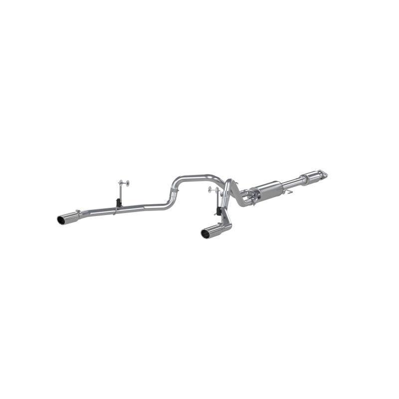 MBRP S5258409 Armor Plus Cat-Back Exhaust - 2.5-Inch Dual Rear Exit | T409 Stainless