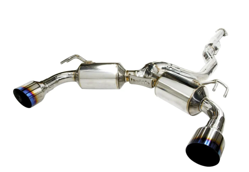 Invidia HS09MEXGD1ST 08-Up Mitsubishi EVO X Dual N1 Titanium tip Cat-back Exhaust