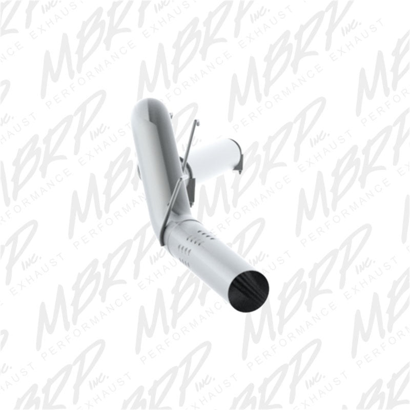 MBRP S62460PLM F-250/350/450 6.4 L 5in Filter Back Single Side Exit No Muffler AL - #S62460PLM