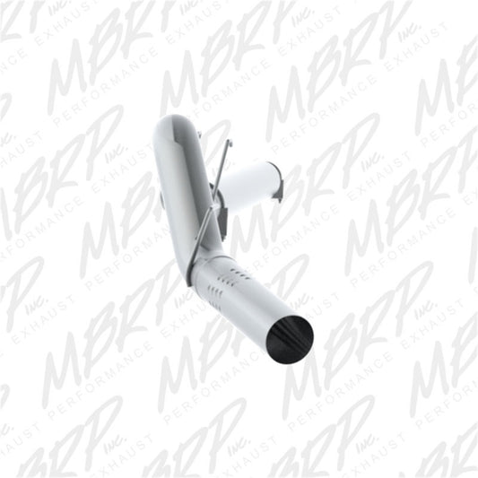 MBRP S62460PLM F-250/350/450 6.4 L 5in Filter Back Single Side Exit No Muffler AL - #S62460PLM