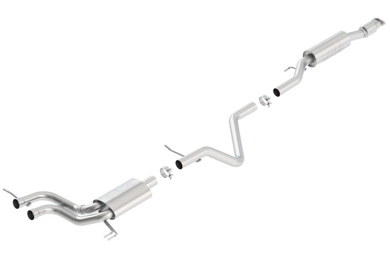 Borla 140506 13-15 Hyundai Veloster Turbo 1.6L AT/MT FWD 2dr Dual Center Rear Exit Cat-Back Exhaust - #140506