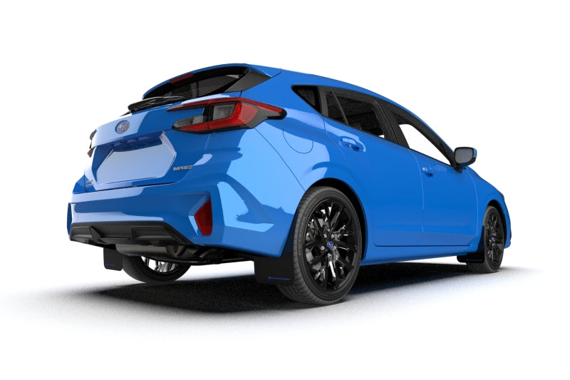 Rally Armor UR Mud Flaps - 2024-2026 Subaru Impreza - Black/Red Logo - #MF105-UR-BLK-RD
