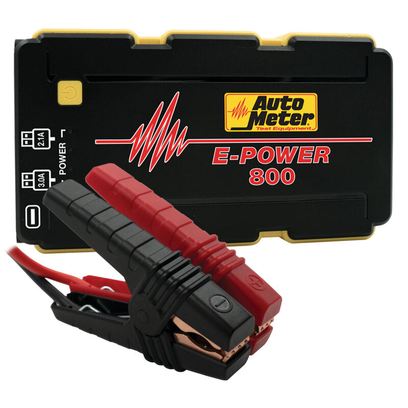 AutoMeter EP-800 Jump Starter 12V Emergency Battery Pack 800A Peak with Power Bank