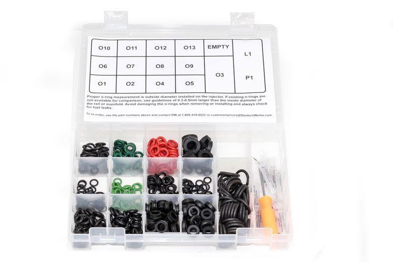 DeatschWerks Master Shop Injector O-Ring Kit (500 Pieces)