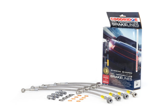 Goodridge 00-05 Toyota MR2 Spyder Stainless Steel Brake Line Kit 21116