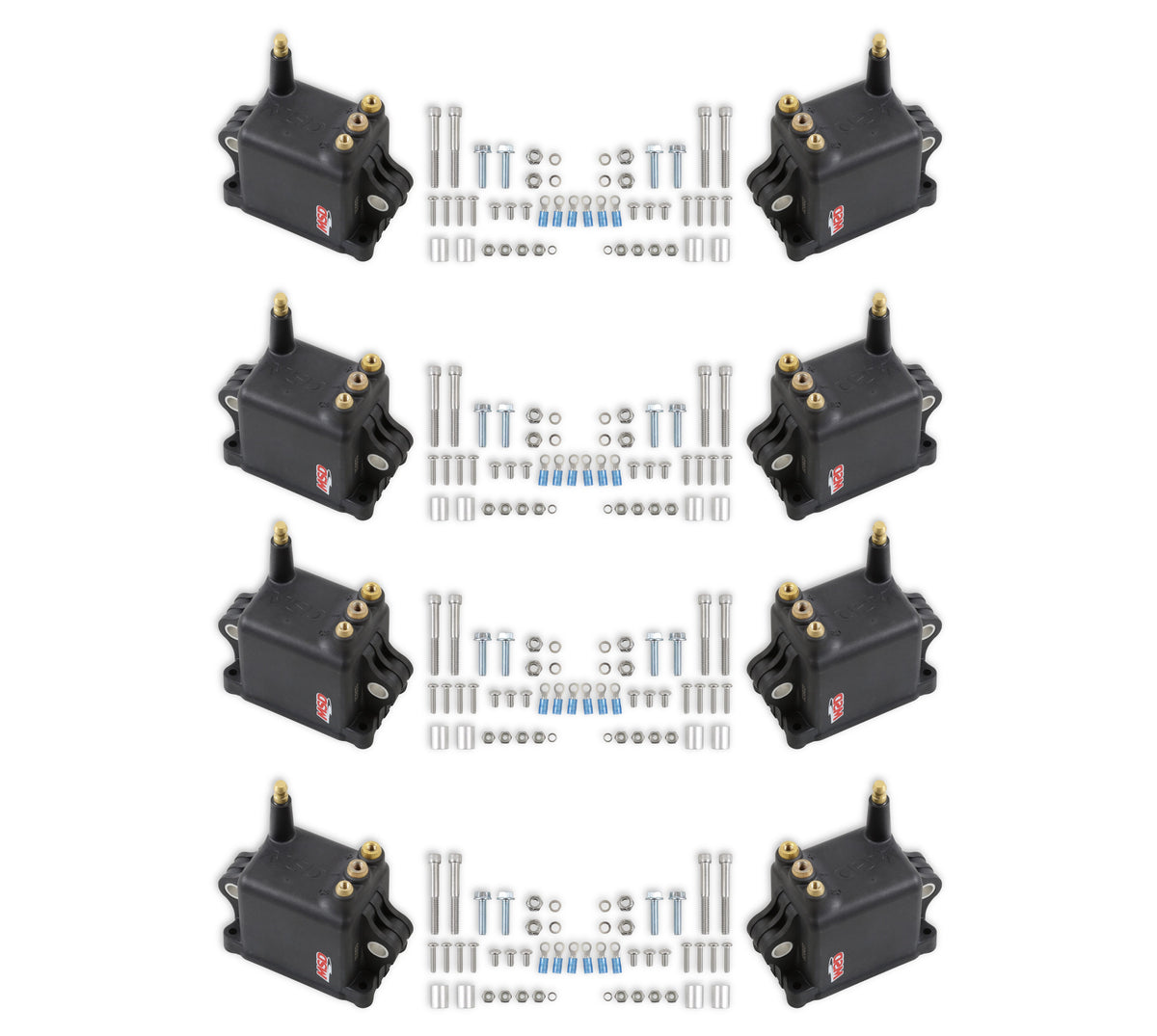 MSD 828038 Coil - High Output - Black - 8-Pack