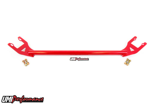 UMI Performance 3055-R Rear Shock Tower Brace Bolt-In Red for 1978-1988 G-Body