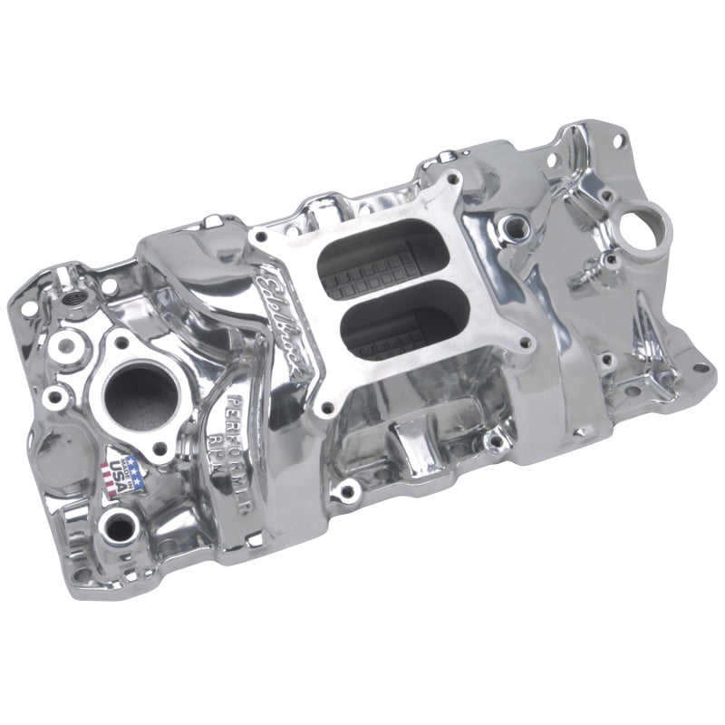 Edelbrock 71011 Performer RPM Manifold Polished