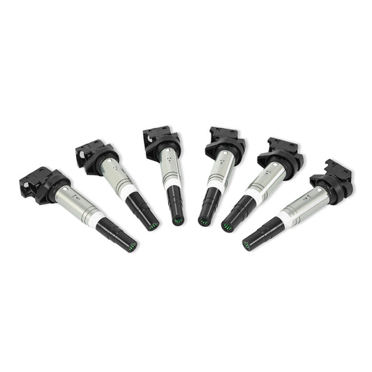 Mishimoto 2002+ BMW M54/N20/N52/N54/N55/N62/S54/S62 Six Cylinder Ignition Coil Set of 6 - #MMIG-BMW-0206