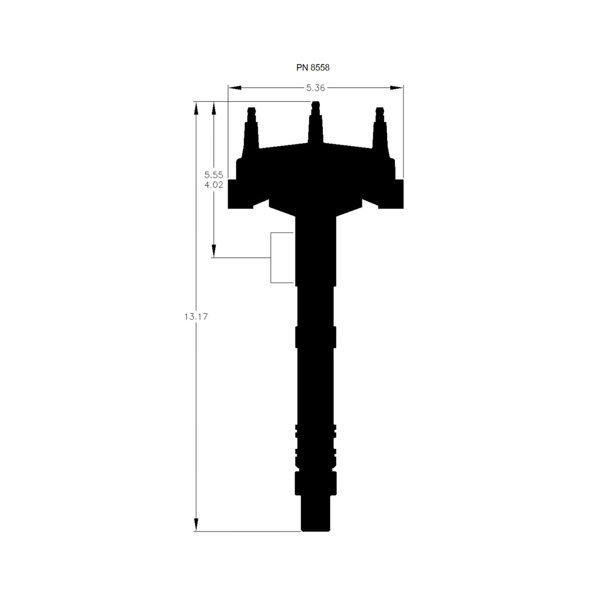 MSD 8558 Tall Block Crank Trigger for Chevy V8 Distributor