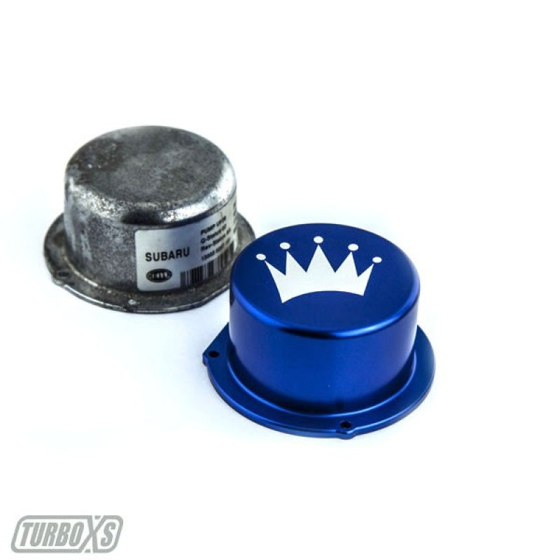 Turbo XS 15-21 Subaru WRX Billet Aluminum Vacuum Pump Cover - Blue