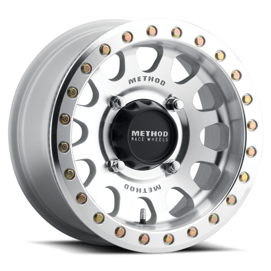 Method MR401 UTV Beadlock 15x7 +38mm Offset 6 x 139.7 BP 81.80mm CB Raw Machined Wheel with BH-H24100