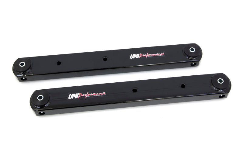 UMI Performance 4021-B Rear Lower Control Arms Fully Boxed Premium Black