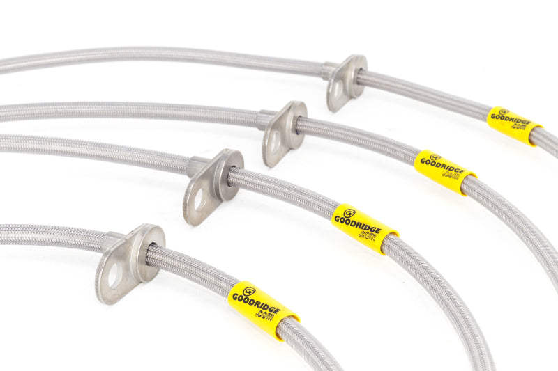 Goodridge 17-20 Honda Civic Si (Si Model Only) SS Brake Line Kit 20040