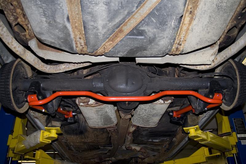 UMI Performance 3612-B Adjustable Extended Length Rear Lower Control Arms Black