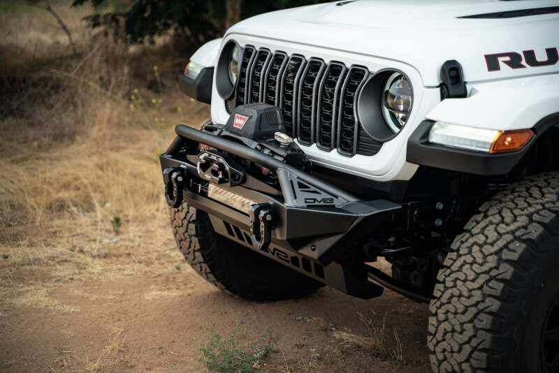 DV8 Offroad 07-23 Jeep Wrangler JK/JL & Gladiator JT FS-1 Series Stubby Front Bumper - #FBJL-11