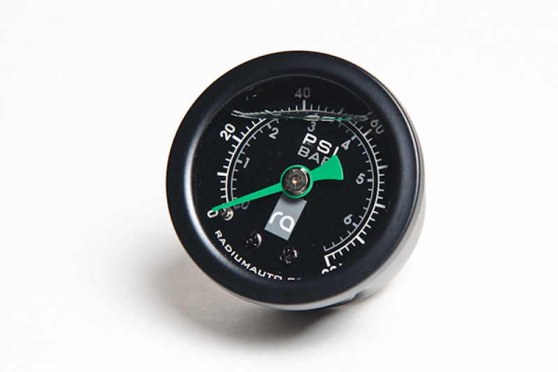 Radium Fuel Pressure Gauge 0-100 PSI Radium Logo - #20-0029