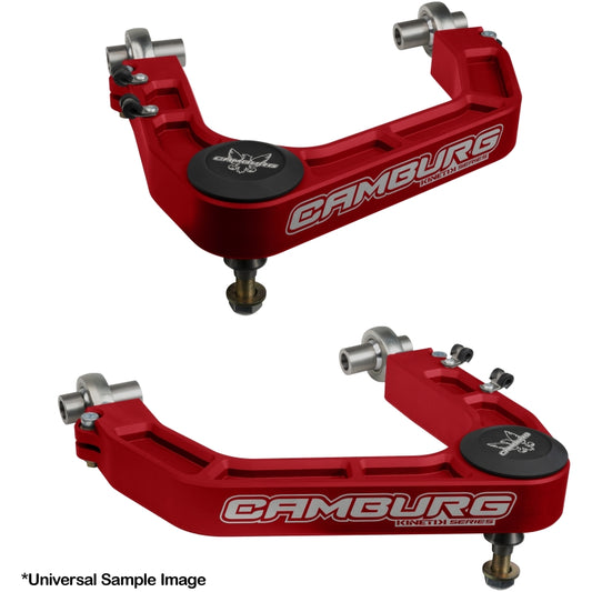 Camburg Engineering CAM-310184-RED KINETIK Uniball UCA Red for 2003-2023 Toyota Tacoma / 4Runner / FJ Cruiser