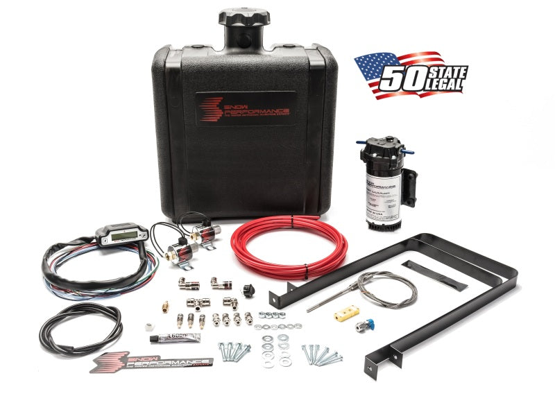 Snow Performance SNO-50100 Stg 3 BC WMI Kit TD (Red Hi-Temp Tubing & QC Fitting)