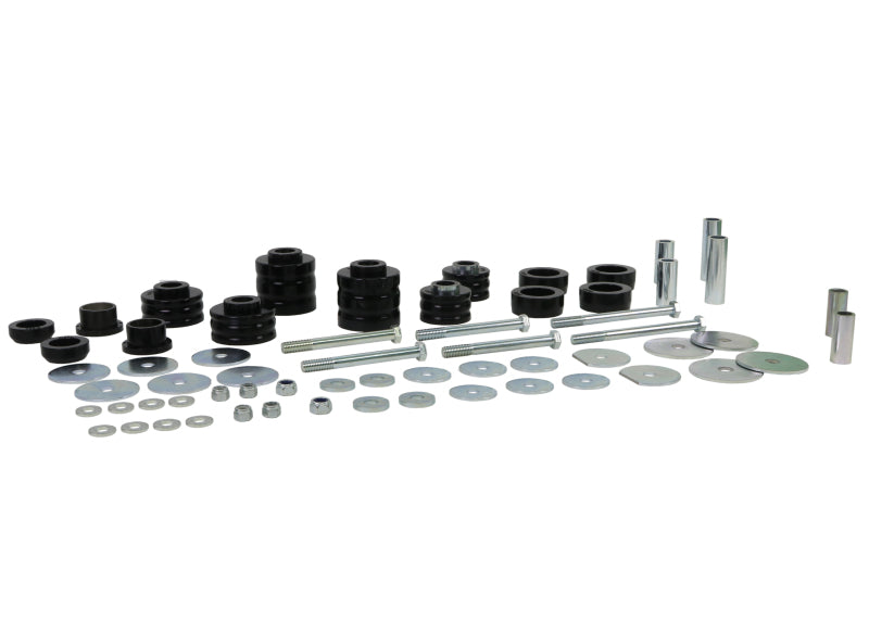 Whiteline W93497 Body Mount Bushing Set for 1980-1998 Ford F-250, 1980-1996 Ford F-150, 1980-1996 Ford F-350