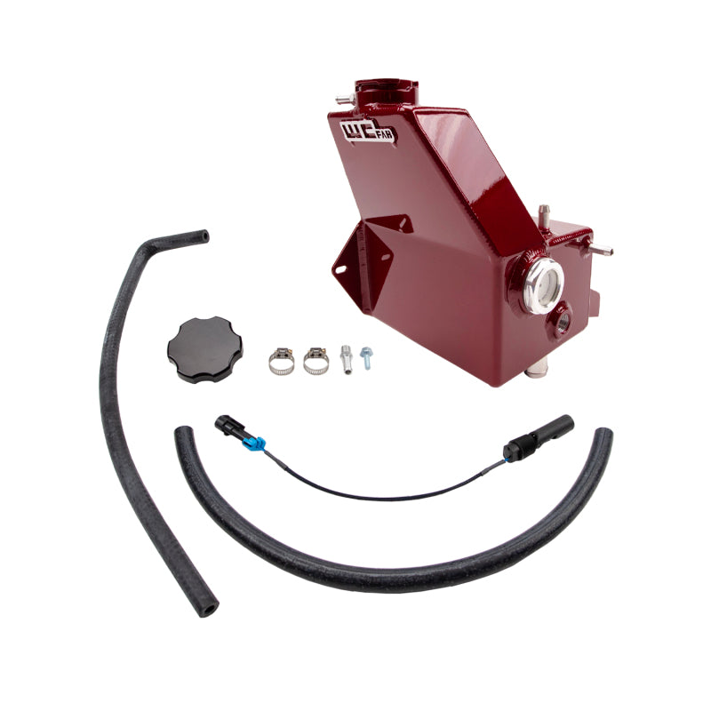 Wehrli Custom Fabrication WCF100628-RED Factory Location Coolant Tank Kit WCFab Red for 2013-2018 Ram 2500 / 3500 6.7L Cummins