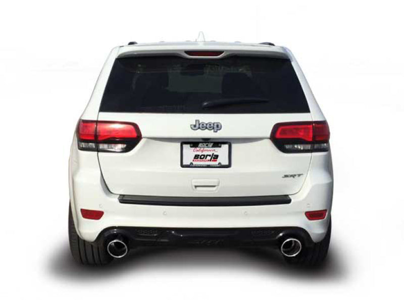 Borla 140632 2015 Jeep Grand Cherokee SRT8 S-Type Dual Round Rolled Exit Catback Exhaust - #140632