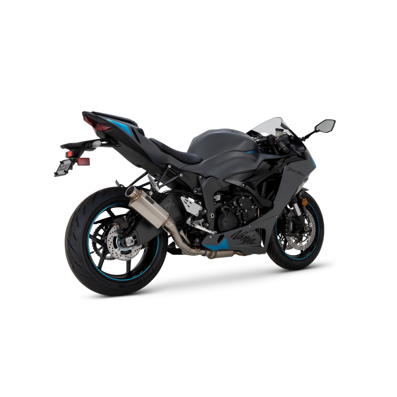 Vance & Hines 33603 VS-6 Slip-Ons Brushed for 2019-2025 Kawasaki Ninja ZX6R