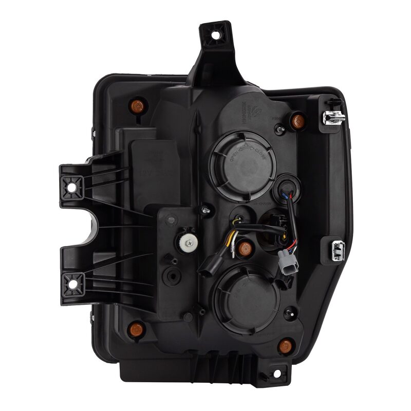 AlphaRex 880308 08-10 Ford F250-550 PRO-Series Projector headlights Black with Activation Light/Sequential Signal