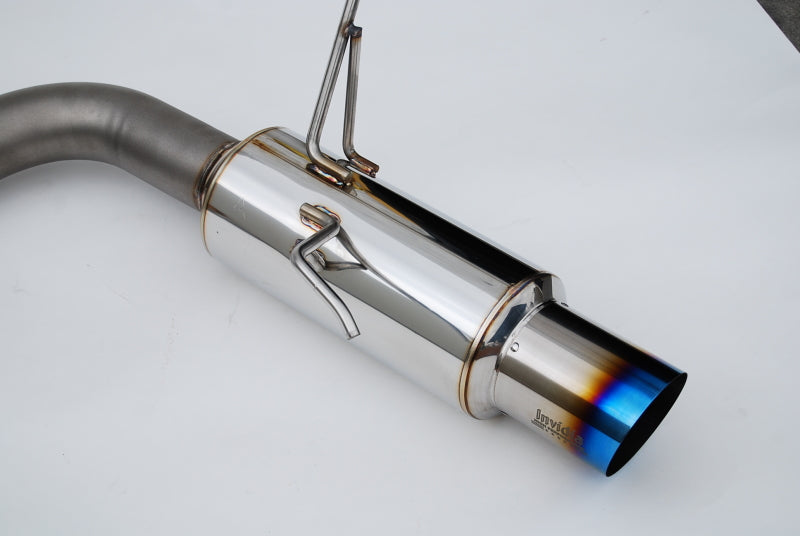 Invidia HS15SW4BGR1GT 15-21 Subaru WRX/STI Sedan BLAST BBP Single Racing Titanium tip Cat-back Exhaust