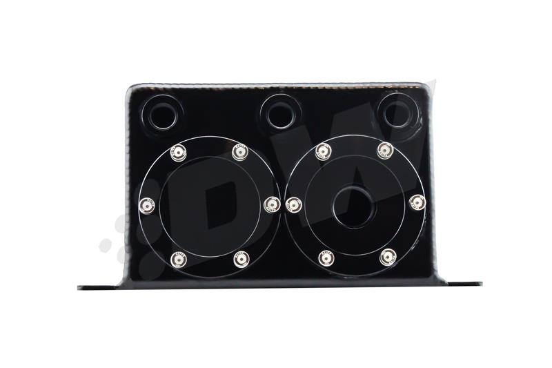 DeatschWerks 2.5L Modular Surge Tank (Fits 1-2 DW250iL Fuel Pumps - Pumps Not Included)
