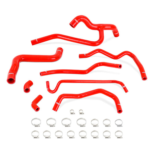 Mishimoto 05-10 Mustang V6 Silicone Radiator & Heater Hose Kit - Red - #MMHOSE-MUS40-05RD