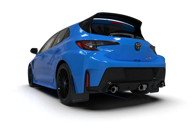 Rally Armor UR Mud Flaps - 2024-2026 Toyota GR Corolla - Black/Blue Logo - #MF89-UR-BLK-NB