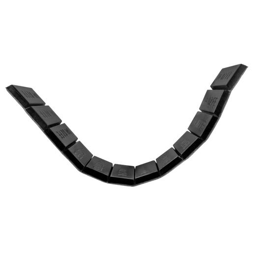 Counteract SAWT-B14R 1/4oz Trapezium Steel Adhesive Wheel Weight Roll Black 700 Pieces 175oz