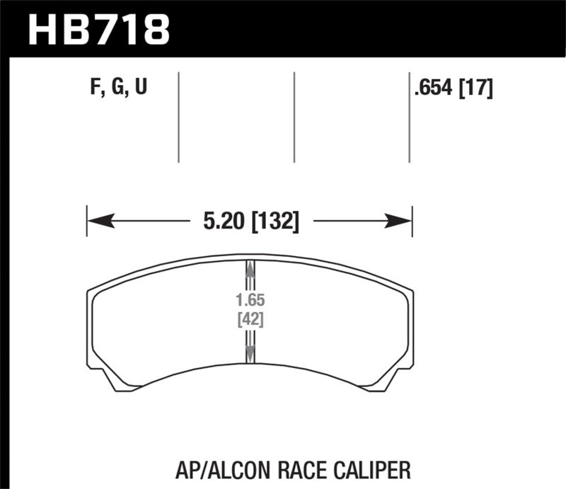 Hawk Performance HB718B.654 HPS 5.0 Street Brake Pads