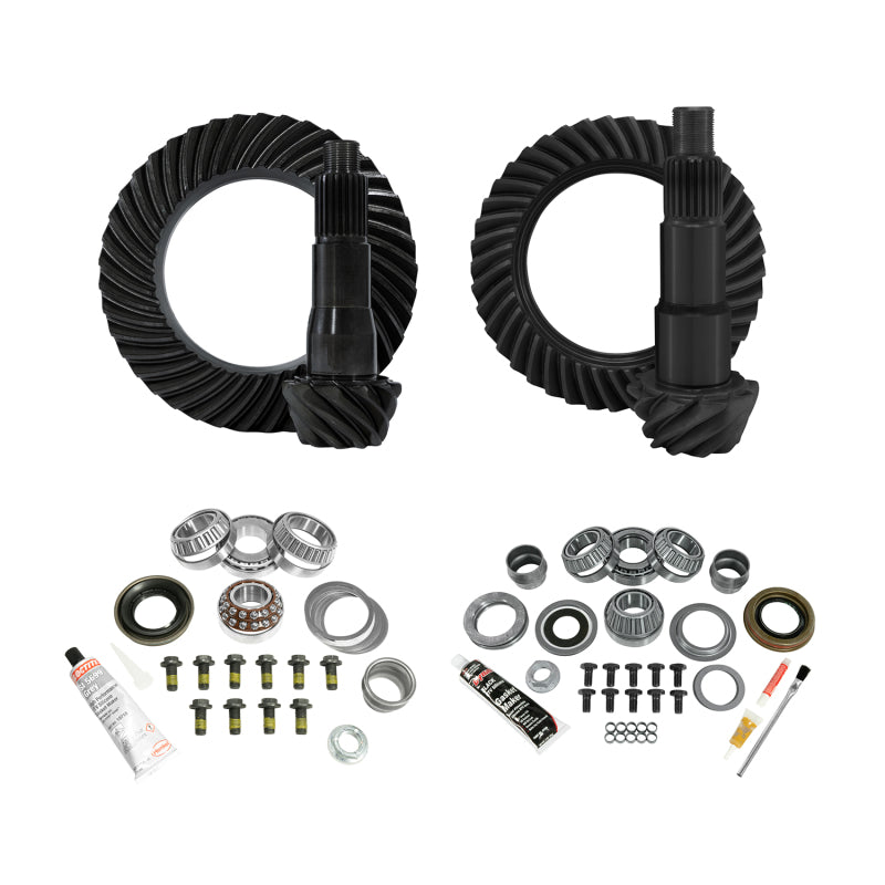 Yukon Gear & Axle YGK075 Gear & Install Kit Package For Jeep JL Non-Rubicon with D30 FR & D35 RR in a 5.13 Ratio