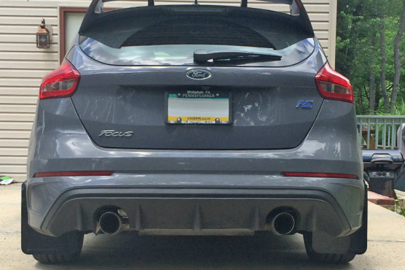 Rally Armor UR Mud Flaps - 2013-2018 Ford Focus - Red/White Logo - #MF27-UR-RD/WH