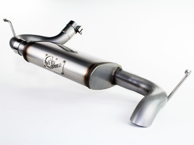 aFe MACHForce XP 07-17 Jeep Wrangler V6-3.6/3.8L 409 SS 2.5in Axle-Back Exhaust - #49-46219