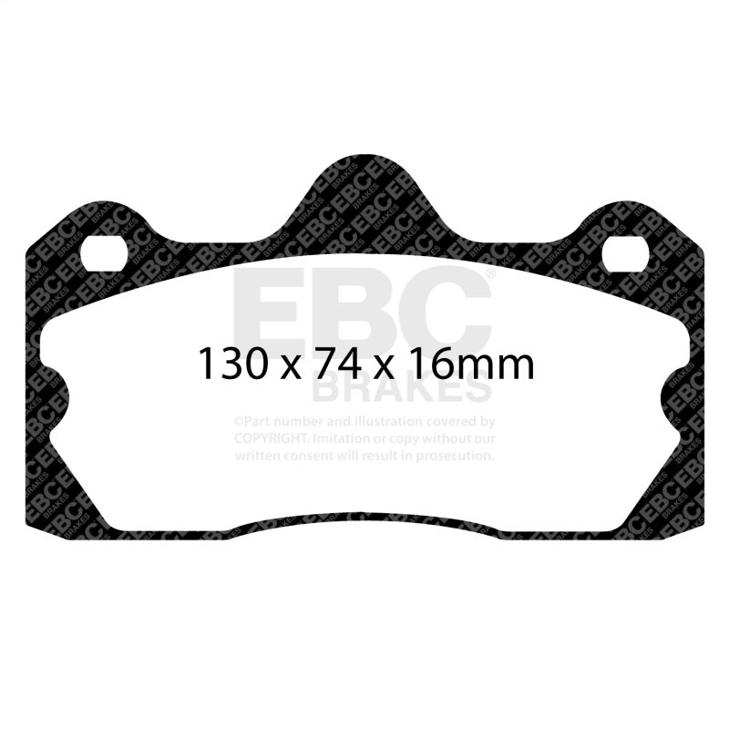 EBC 10+ Lotus Evora 3.5 Redstuff Rear Brake Pads DP3060C