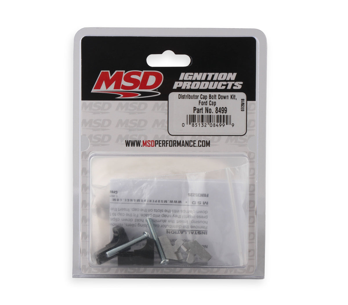 MSD 8499 Distributor Cap Bolt Down Kit, for Ford Cap