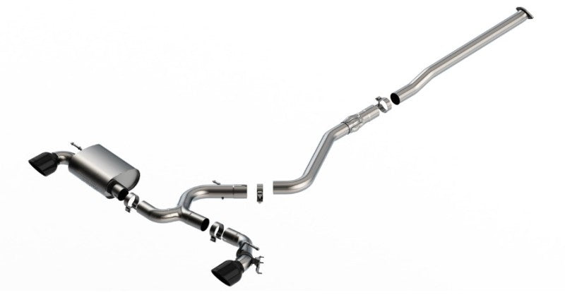 Borla 140926BC 22-23 Hyundai Kona N 2.0L 4 CYL. Turbo AT/MT ATAK Catback Exhaust Black Chrome - #140926BC