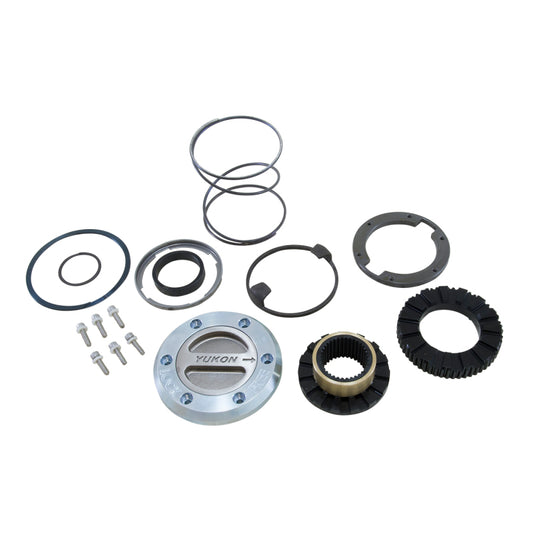 Yukon Gear & Axle YHC71009 Hardcore Locking Hub Set for 2000-2008 Dodge 1-Ton Front with Spin Free Kit 1 Side Only