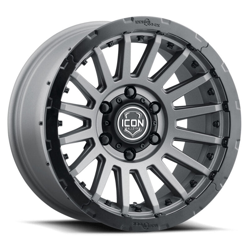 ICON Recon Pro 18x9 6 x 5.5 25mm Offset 6in BS 95.1mm Bore Satin Black Wheel