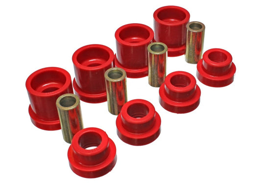 Energy Suspension for 1995-1998 Nissan 240SX Red Rear Subframe Insert Set 7.1117R