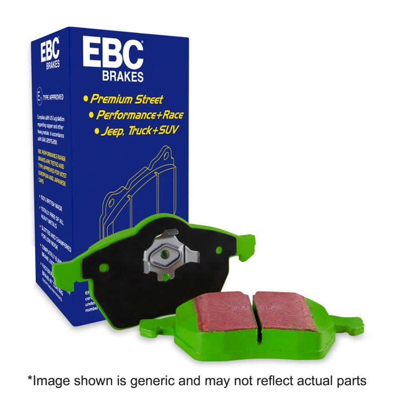 EBC 05-10 Chevrolet Cobalt 2.2 4 Lug Greenstuff Front Brake Pads DP21660