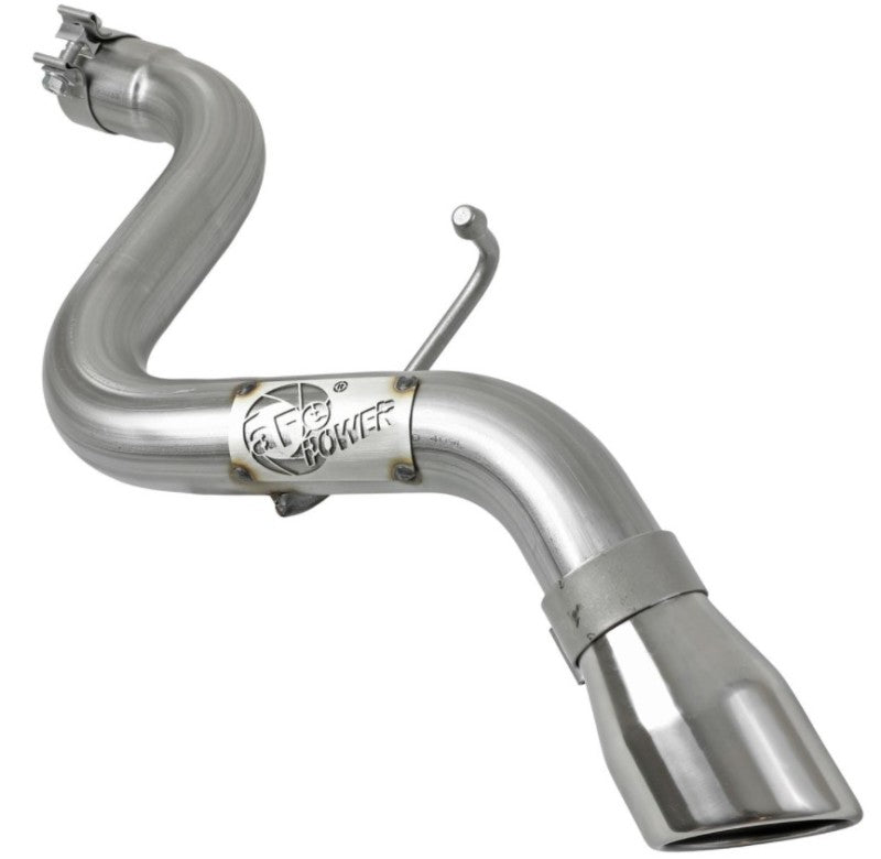 aFe MACH Force-Xp Axle-Back Exhaust System w/Polished Tip 18-20 Jeep Wrangler L4-2.0T / V6-3.6L - #49-48070-1P