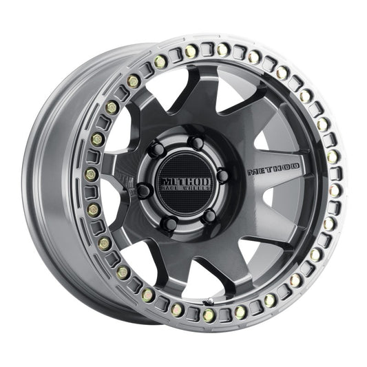Method MR108 17x9 -44mm Offset 6x5.5 106.25mm CB Gloss Titanium with BH-H24125-38 Wheel