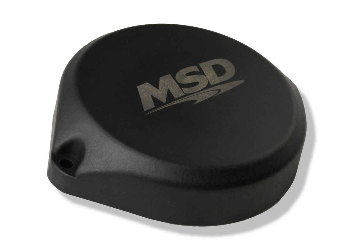 MSD 84323 COP Blank Cap For MSD Dual Sync Distributors, Black